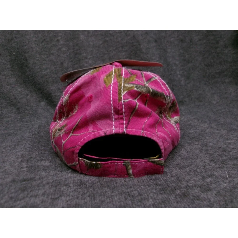 Realtree Hat Cap Strap Back Adjustable Women Pink Camo Outdoor Hunting Shooting